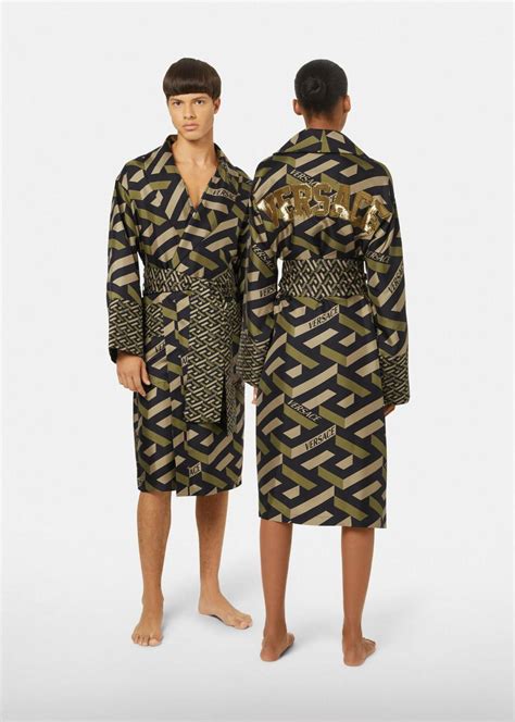 peignoir homme versace|Versace .